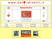 Tablet Screenshot of belardinelli.it